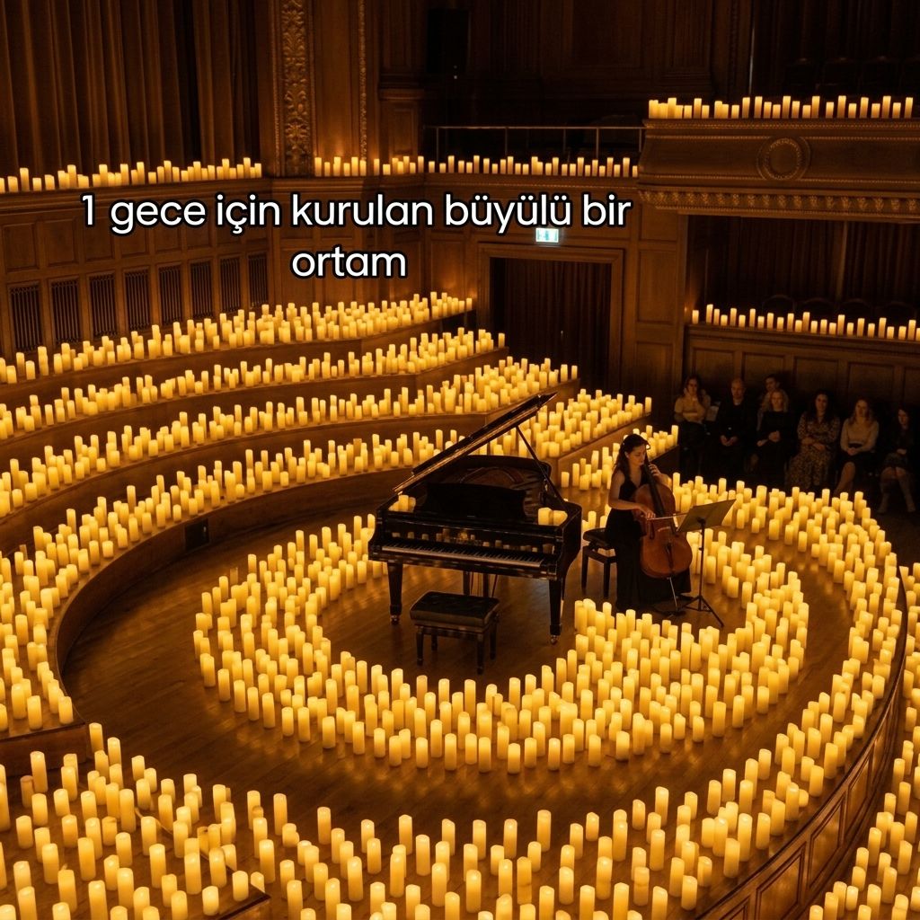 Sivas’ta mum ışığında müzik gecesi: Candles and Echoes geliyor