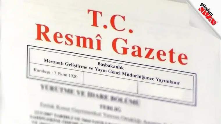 T.C. Resmî Gazete başlıklı bir belge, üst kısmında Başbakanlık ve tarih bilgisi yer alıyor.