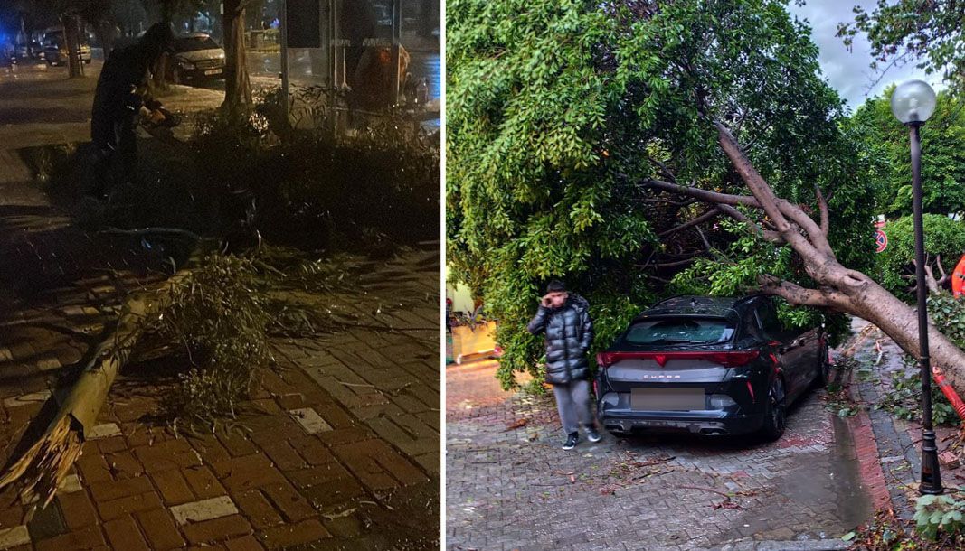 Alanya'da fırtına ve şiddetli yağış etkili oldu - Birlik Haber Ajansı