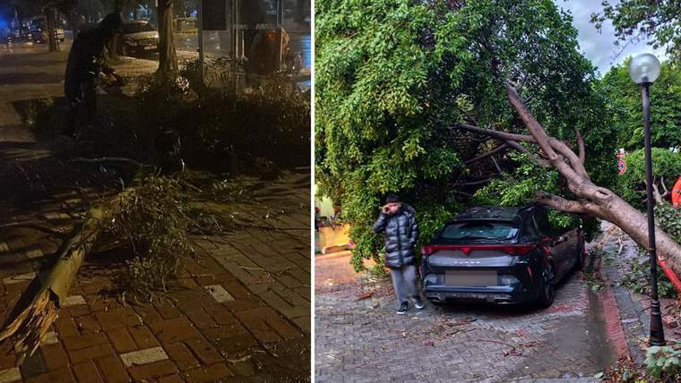 Alanya'da fırtına ve şiddetli yağış etkili oldu - Birlik Haber Ajansı