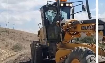 Sivas'ta Grup Yolu Güçlendirme Çalışmaları Devam Ediyor