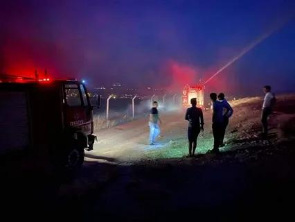 Adana'da düğünde atılan havai fişek okulda yangın çıkardı