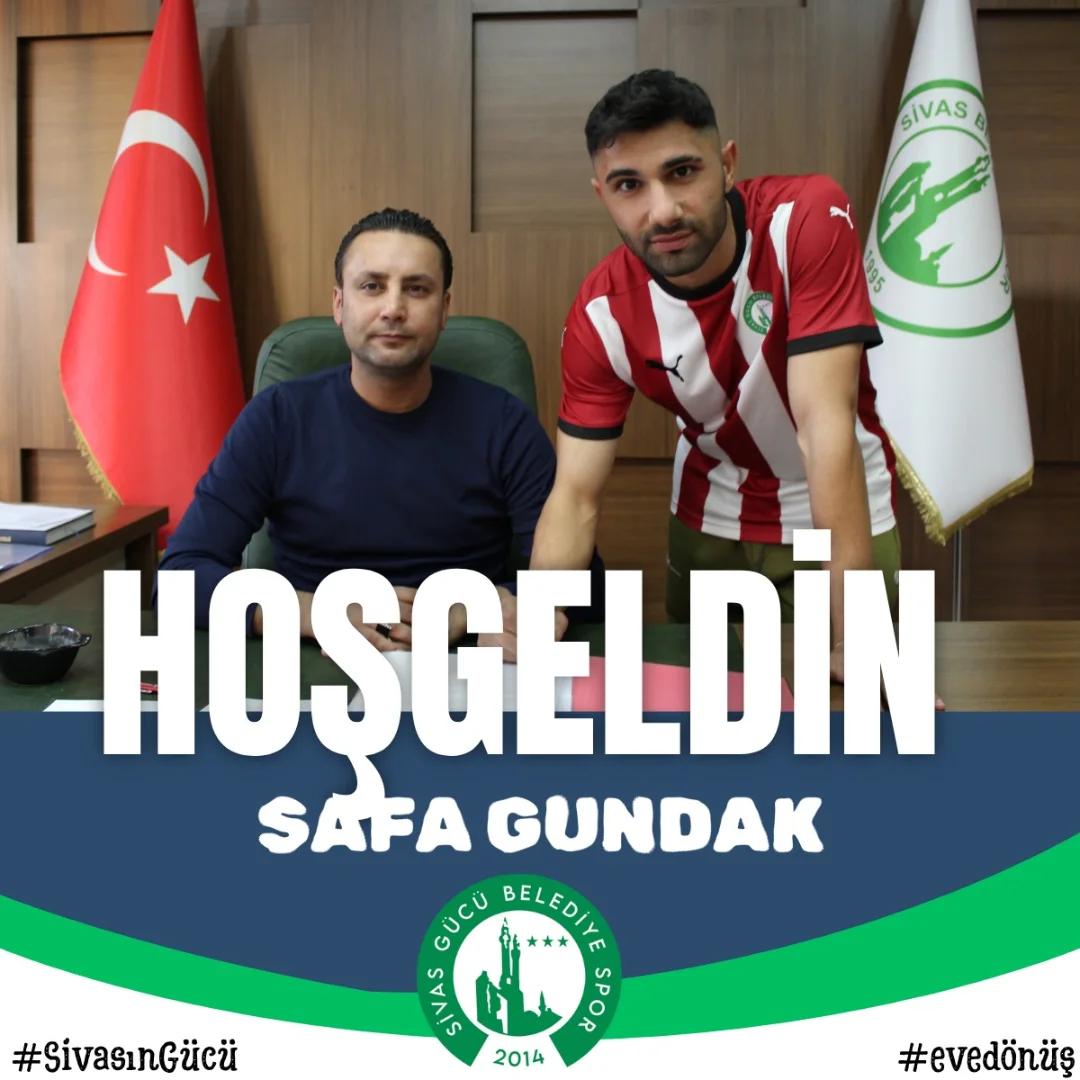 Sivas Belediye Spor, Tecrübeli Futbolcu Sefa Gundak'ı Kadrosuna Kattı