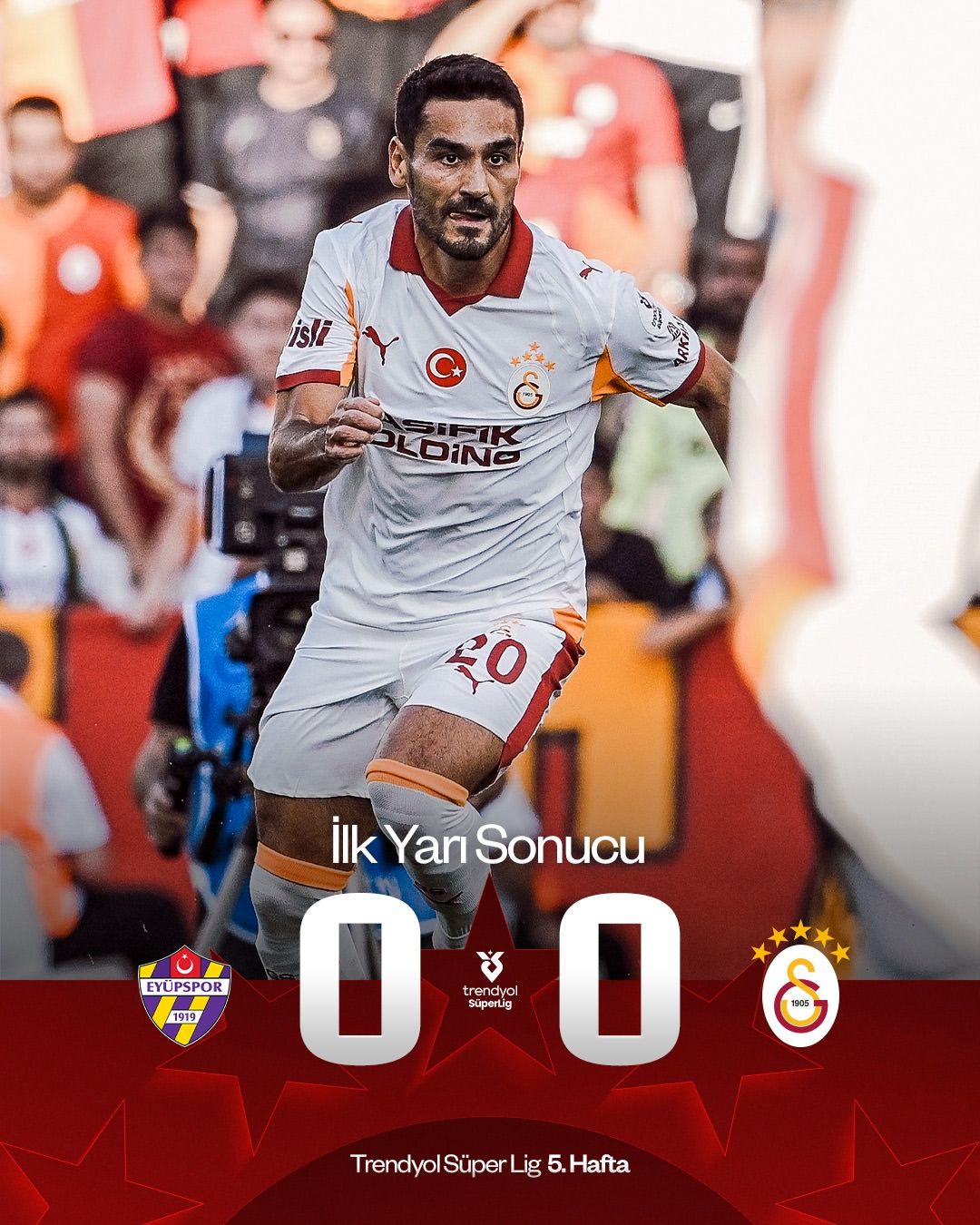Galatasaray, Eyüpspor Karşısında İlk Yarıyı Golsüz Kapattı!