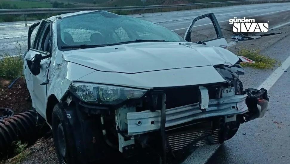 Feci Kaza: Araç Takla Attı, 5 Kişi Yaralandı