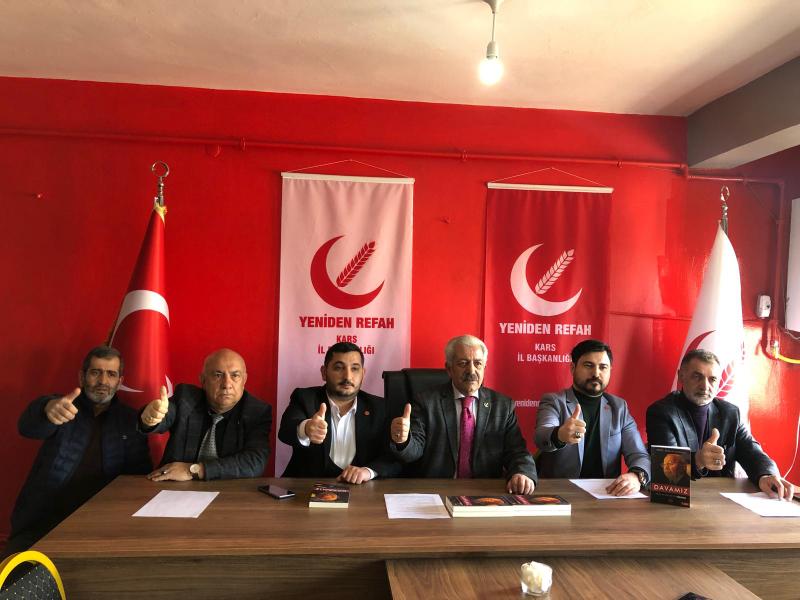 Yeniden Refah Partisi Kars İl Başkanı İbrahim Çelik, "Asgari ücret ve emekli maaş zamları açlık sınırının altında kaldı" - Birlik Haber Ajansı