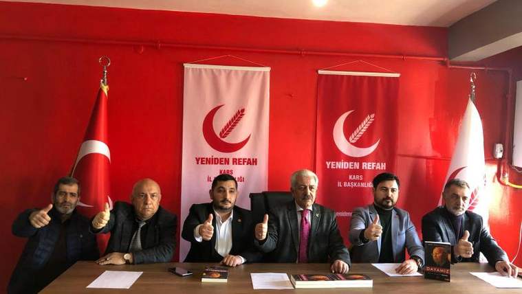 Yeniden Refah Partisi Kars İl Başkanı İbrahim Çelik, "Asgari ücret ve emekli maaş zamları açlık sınırının altında kaldı" - Birlik Haber Ajansı