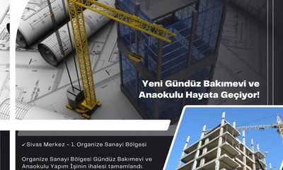 Sivas OSB'de Modern Anaokulu ve Gündüz Bakımevi İnşaatı Yakında Başlıyor