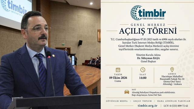 TİMBİR Yeni Hizmet Binasını 9 Ekim’de Açacak