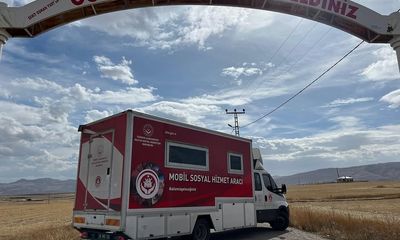 Sivas'ta Mobil Sosyal Hizmet Aracı Hafik ve Köylerinde Hizmet Verdi