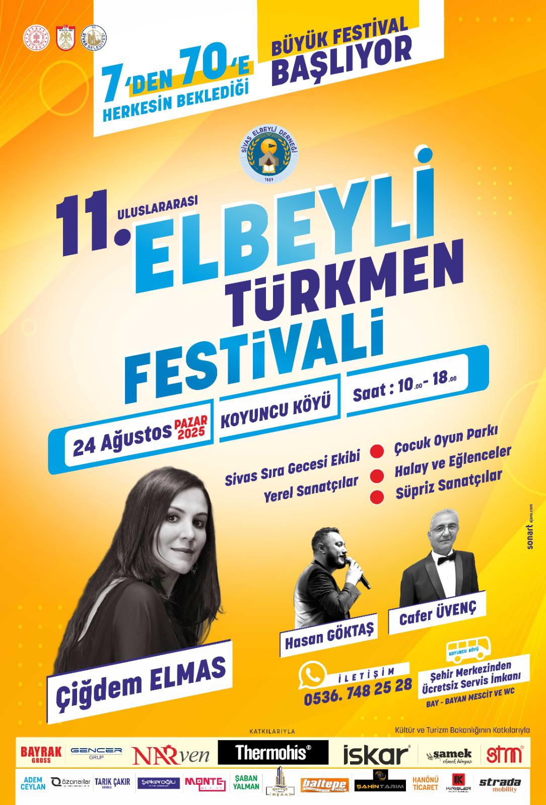 11. Uluslararası Elbeyli Türkmen Festivali’nde Büyük Buluşma!