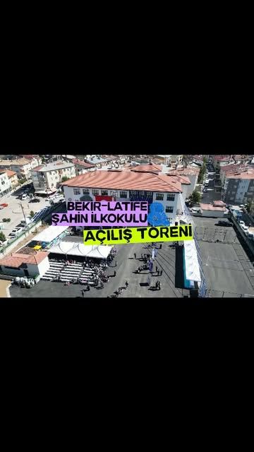 Sivas'ta Yeni Eğitim Yuvası: Bekir Latife Şahin İlkokulu Hizmete Açıldı