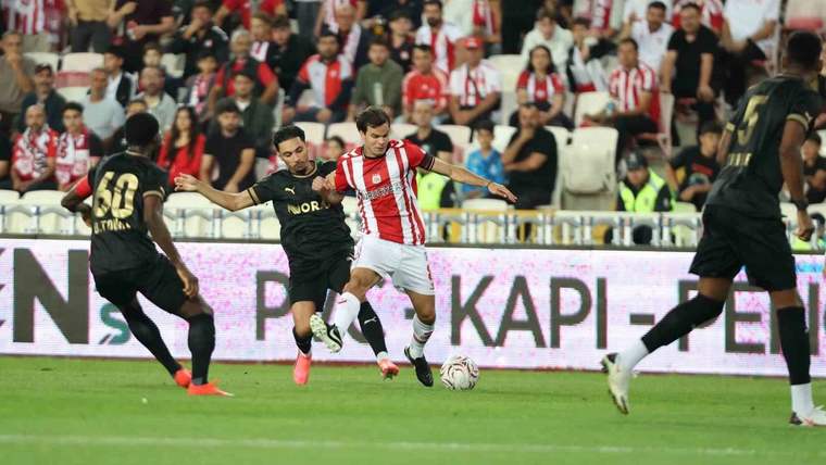 “iki kez öne geçmesine rağmen” Sivasspor galibiyete ulaşamadı