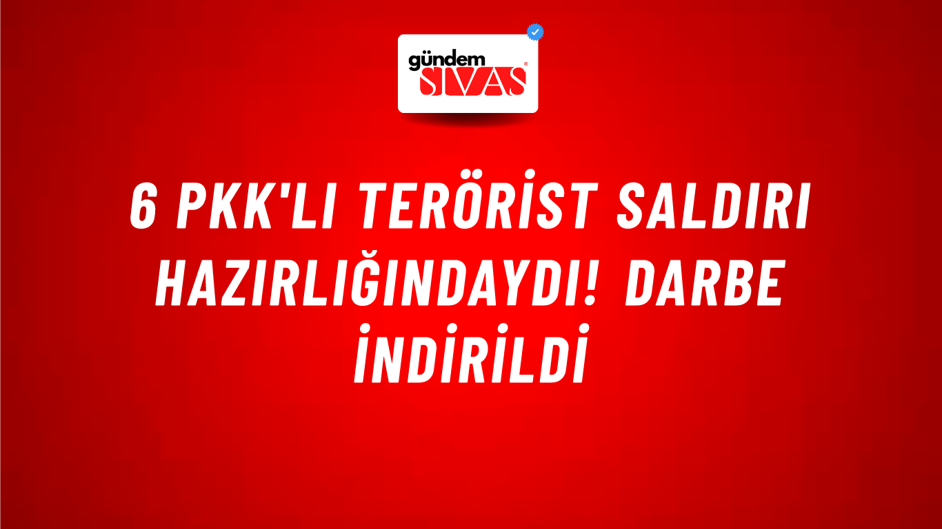 6 PKK'lı terörist saldırı hazırlığındaydı! Darbe indirildi