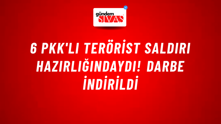 6 PKK'lı terörist saldırı hazırlığındaydı! Darbe indirildi