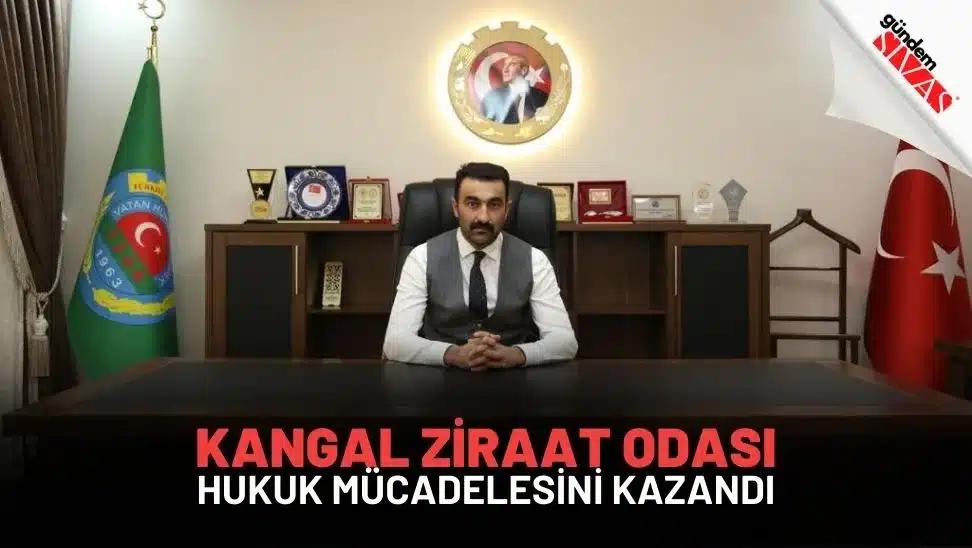 Kangal Ziraat Odası Hukuk Mücadelesini Kazandı