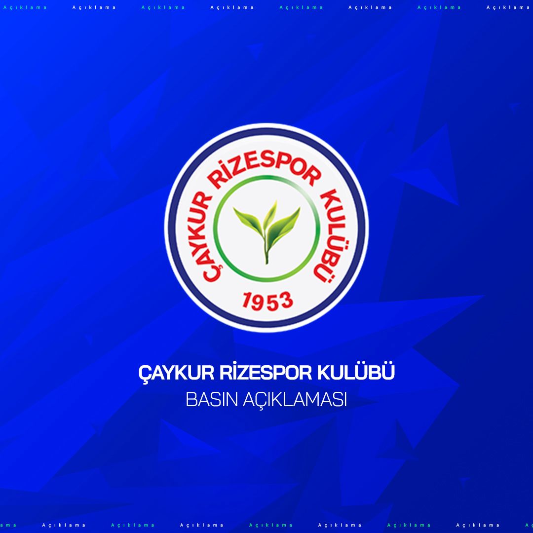 ÇaykurRizespor'dan TFF'ye Yeter Artık Durum - Birlik Haber Ajansı