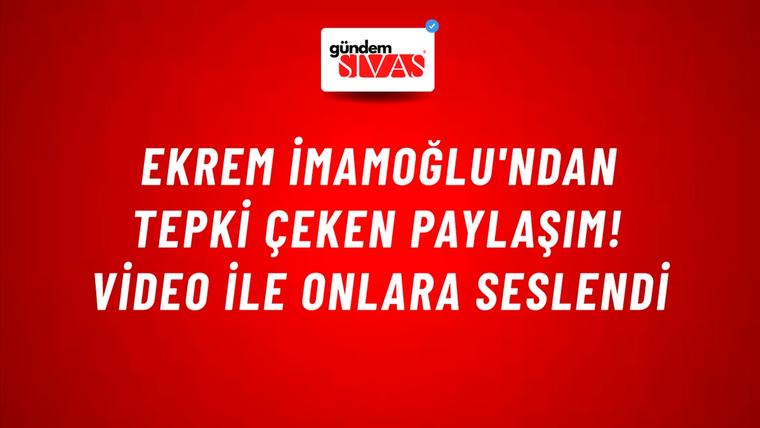 Ekrem İmamoğlu'ndan tepki çeken paylaşım! Video ile onlara seslendi