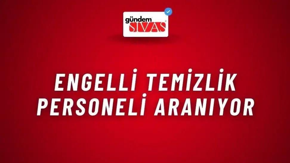 Engelli Temizlik Personeli Aranıyor
