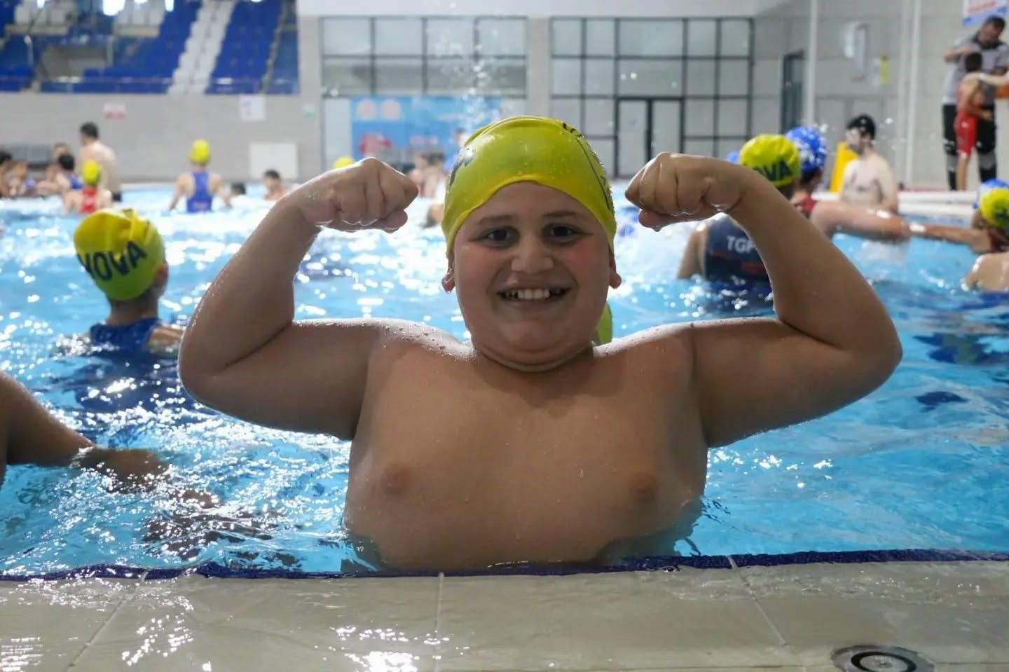 Minik Sporcuların Kampı Yüzme Etkinliğiyle Tamamladı