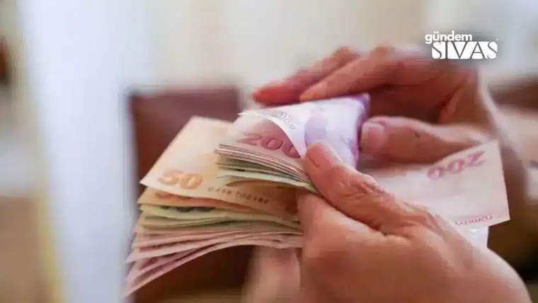 Bir kişinin elinde çeşitli banknotlar, 200 ve 50 TL'lik paralar sayılıyor.