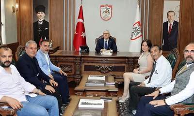 Sivas Basınından Vali Yılmaz Şimşek'e Nezaket Ziyareti!