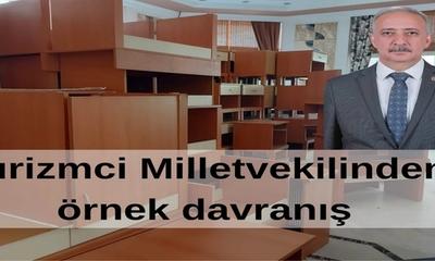 Muğla'da turizmci milletvekilinden örnek davranış