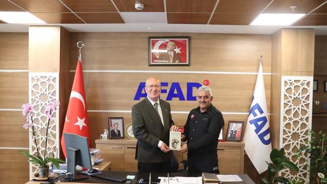 Sivas'ta Kültür ve Turizm ile AFAD Müdürlükleri Arasında İş Birliği Ziyareti