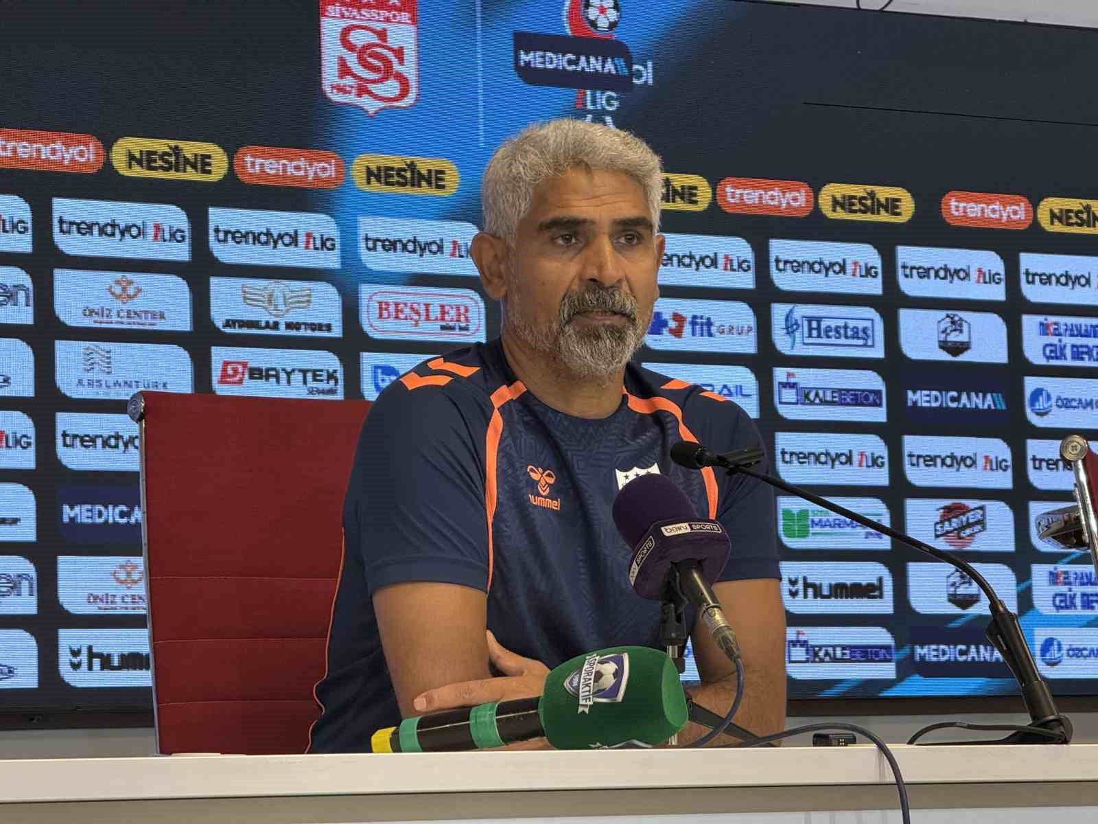 5 haftada galibiyet alamayan Sivasspor’da Taşdemir açıklaması
