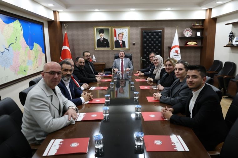 TİMBİR Heyeti Samsun Valisi Orhan Tavlı'yı ziyaret etti