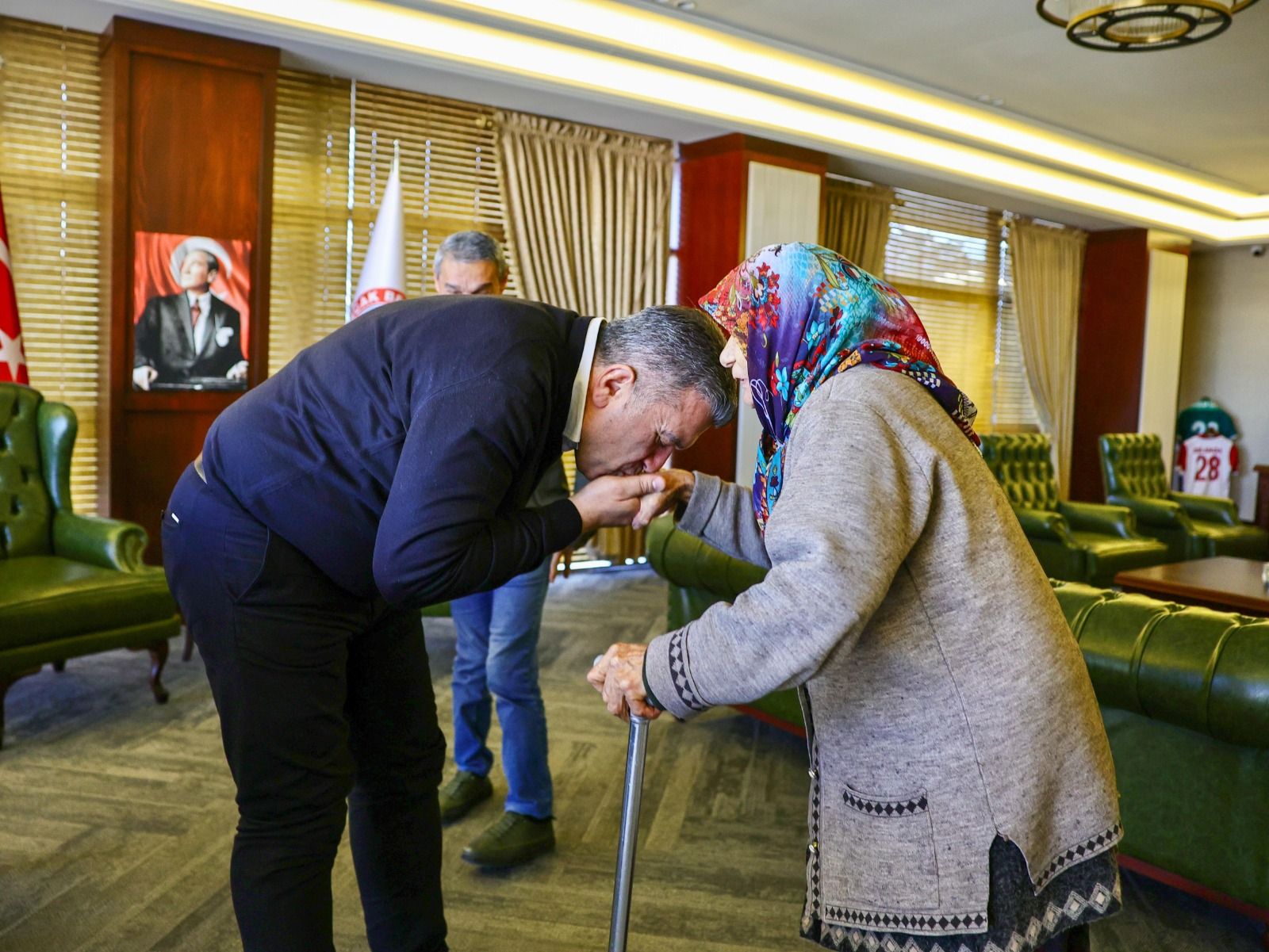 Başkan Necmi Sıbıç Bulancaklıları makamında ağırladı - Birlik Haber Ajansı