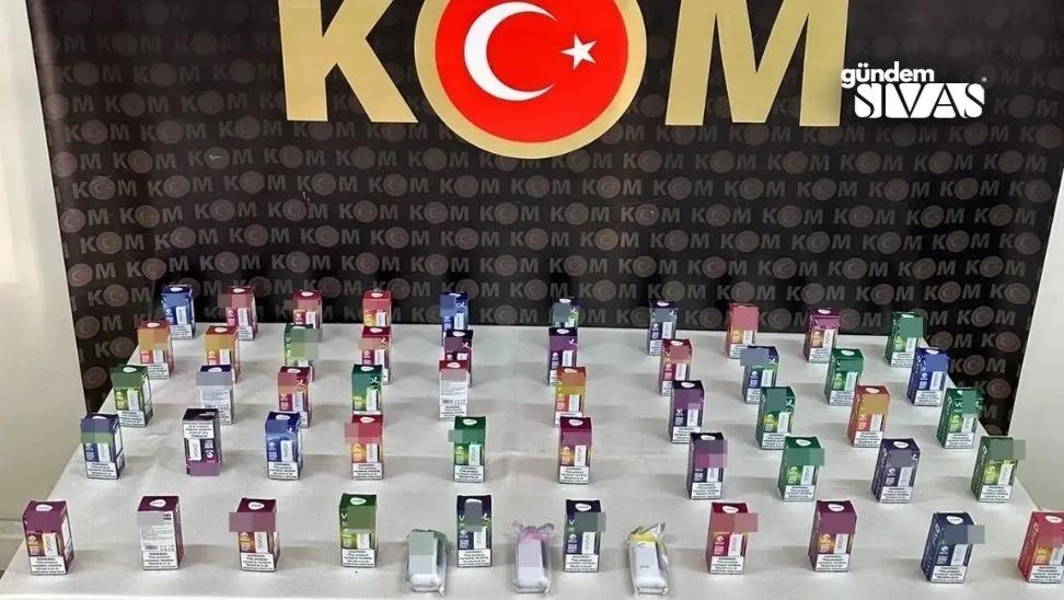 Sivas'ta 53 Elektronik Sigara Ele Geçirildi!