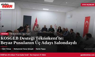 KOSGEB Desteği Teknokent'te: Beyaz Pusulanın Üç Adayı Salondaydı
