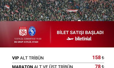 Sivasspor Taraftarlarına Müjdeli Haber: Sarıyerspor Maçı Biletleri Satışta