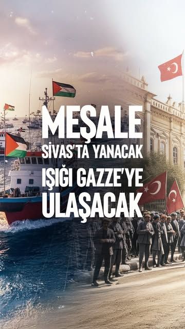 Sivasspor'dan Anlamlı Dayanışma: Meşale Sivas'ta Yanacak, Işığı Gazze'ye Ulaşacak