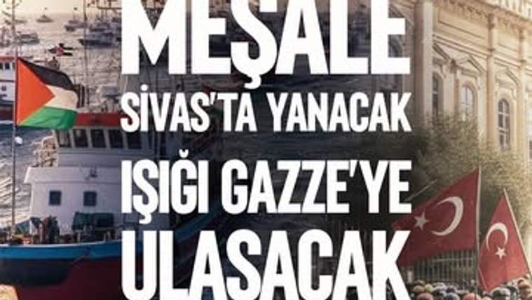 Sivasspor'dan Anlamlı Dayanışma: Meşale Sivas'ta Yanacak, Işığı Gazze'ye Ulaşacak