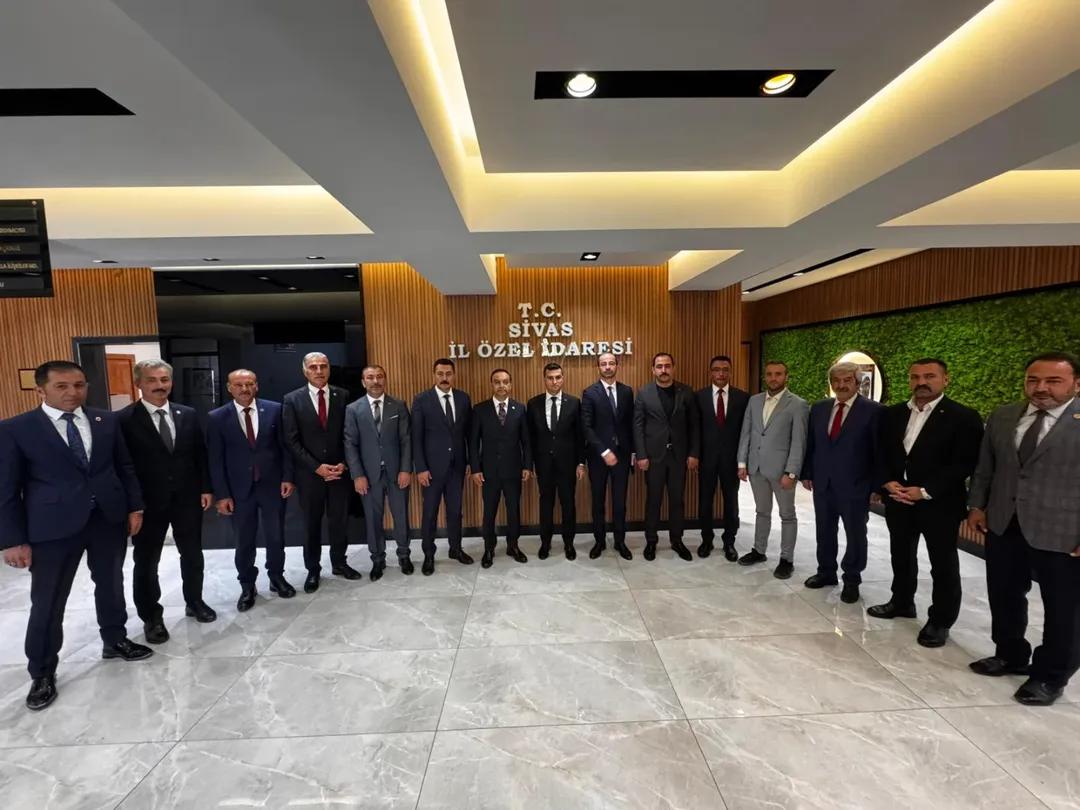 Sivas'ta Önemli Ziyaret: İl Önemli Ziyaretlerde Bulunan Delegasyon Vali Yardımcısı ile Bir Araya Geldi