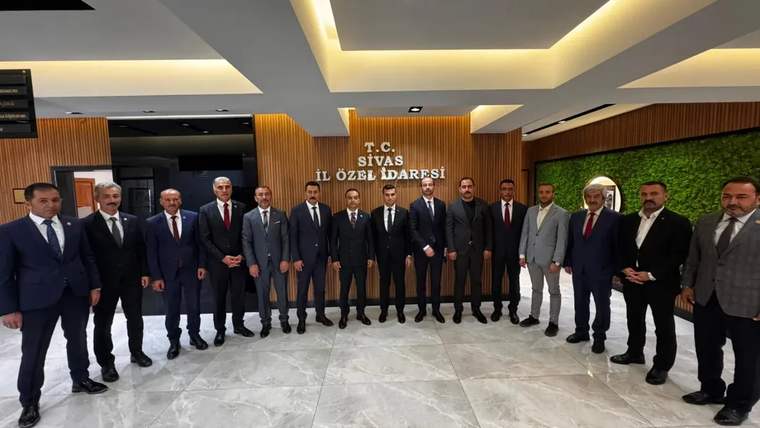 Sivas'ta Önemli Ziyaret: İl Önemli Ziyaretlerde Bulunan Delegasyon Vali Yardımcısı ile Bir Araya Geldi