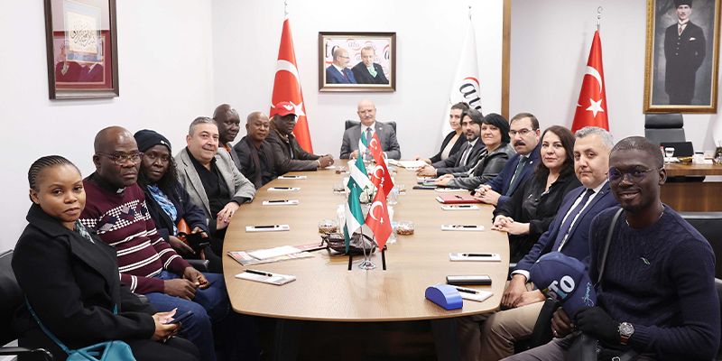 Nijerya Hac Heyeti ATO Başkanı Baran'ı ziyaret etti - Birlik Haber Ajansı