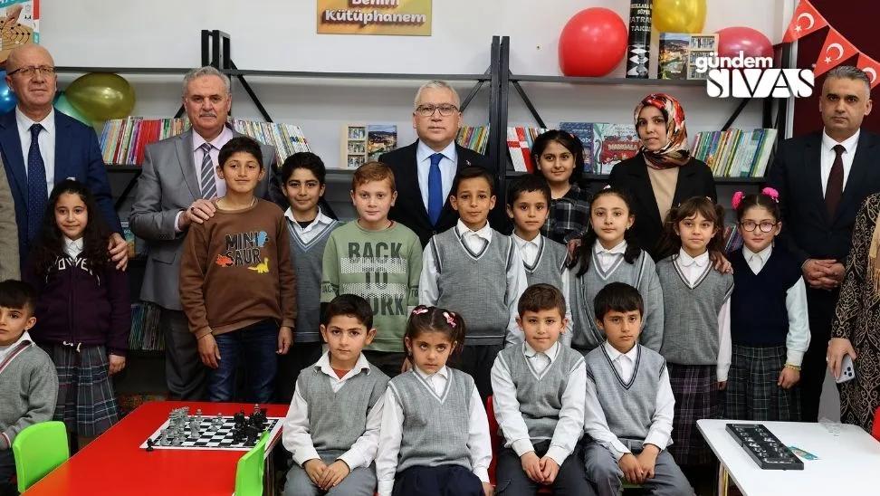 Sivas'ta Köy Okulları Kütüphanelere Kavuşuyor