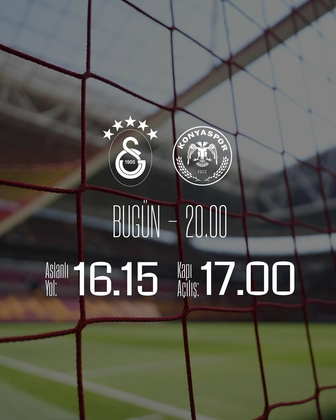 Galatasaray - Konyaspor Maçına Kapılar Ne Zaman Açılıyor / Taraftar Uyarıları