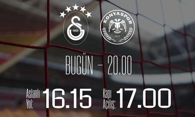 Galatasaray - Konyaspor Maçına Kapılar Ne Zaman Açılıyor / Taraftar Uyarıları