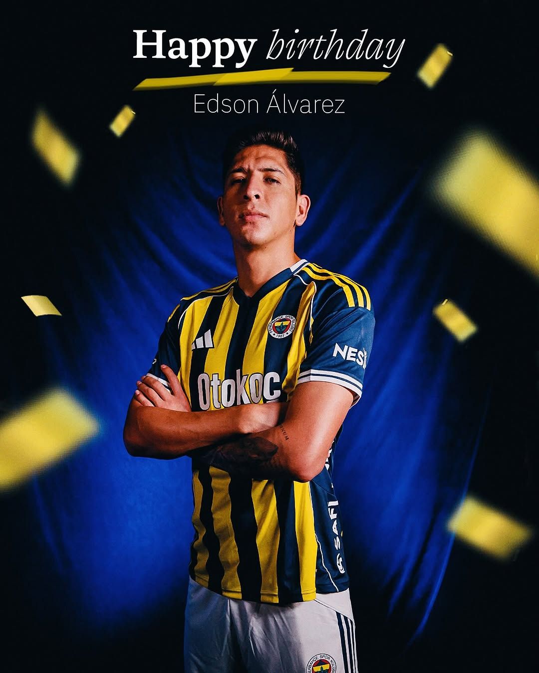 Fenerbahçeli Edson Alvarez'in Doğum Günü Kutlaması