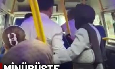 Bursa'da Minibüs Şoförünün Asabi Direksiyon Kullanımı Yolcuları Çileden Çıkardı