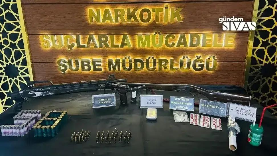 Sivas'ta Uyuşturucu Operasyonunda Tutuklama