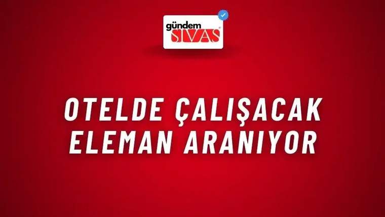 Kırmızı zeminli duyuru grafiğinde üstte “gündem Sivas” logosu, ortada büyük beyaz yazılar bulunuyor.