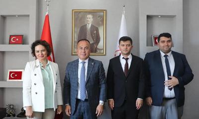 Sivas'ta Kalkınma Ajansı Uzmanları, Gençlik ve Spor İl Müdürü'nü Ziyaret Etti