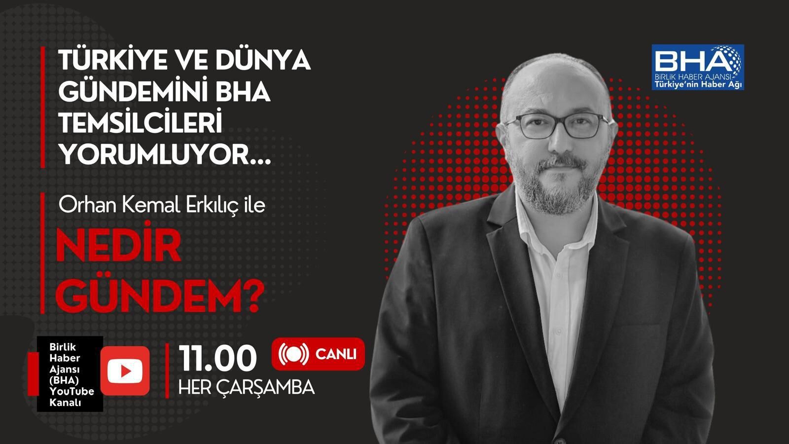 Orhan Kemal Erkılıç ile Nedir Gündem? İlk bölümüyle yayınlandı - Birlik Haber Ajansı