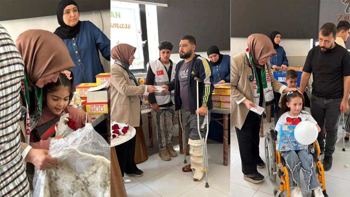 AK Partili Rukiye Toy Kahire’de: Filistinli Ailelere Türkiye’den Umut Eli