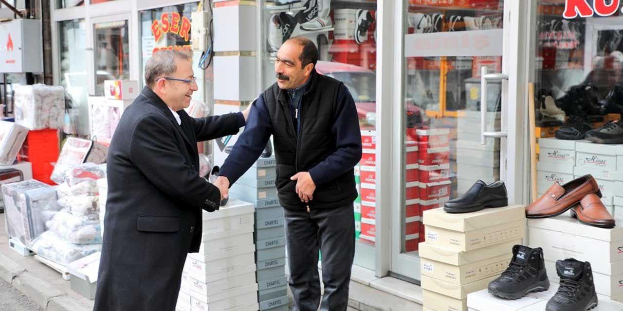 Kars Valisi Ziya Polat'tan Esnaf ziyareti